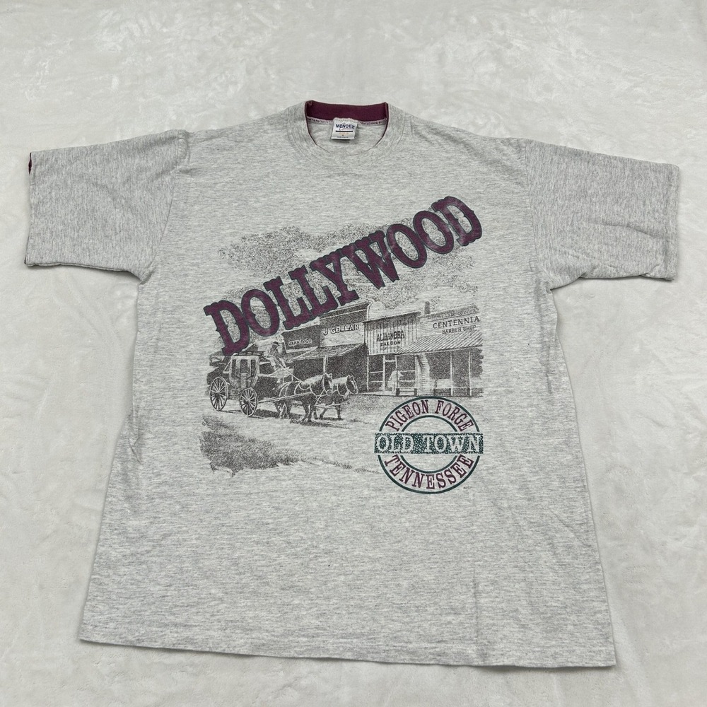 Mendez Sportswear T-Shirt Mens XL Gray Dollywood Pigeon Forge Vintage Graphic